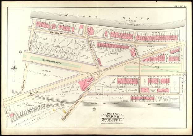 1902 Kenmore Square map