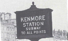 Kenmore Square Station Sign